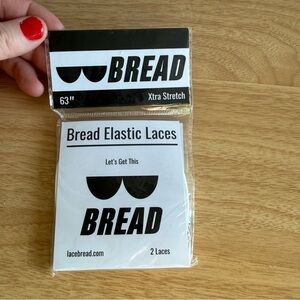 Bread Elastic 63” Laces in‎ Black and White